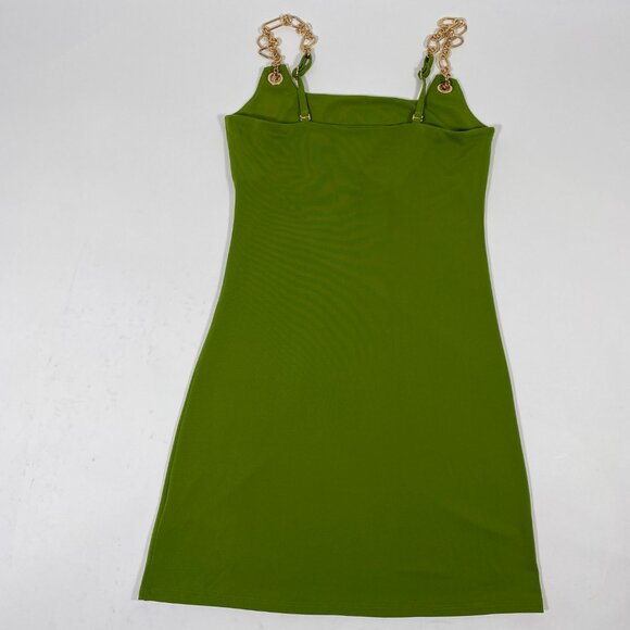 GAP x CULT GAIA Green Jersey Chain Mini Dress - Picture 5 of 7